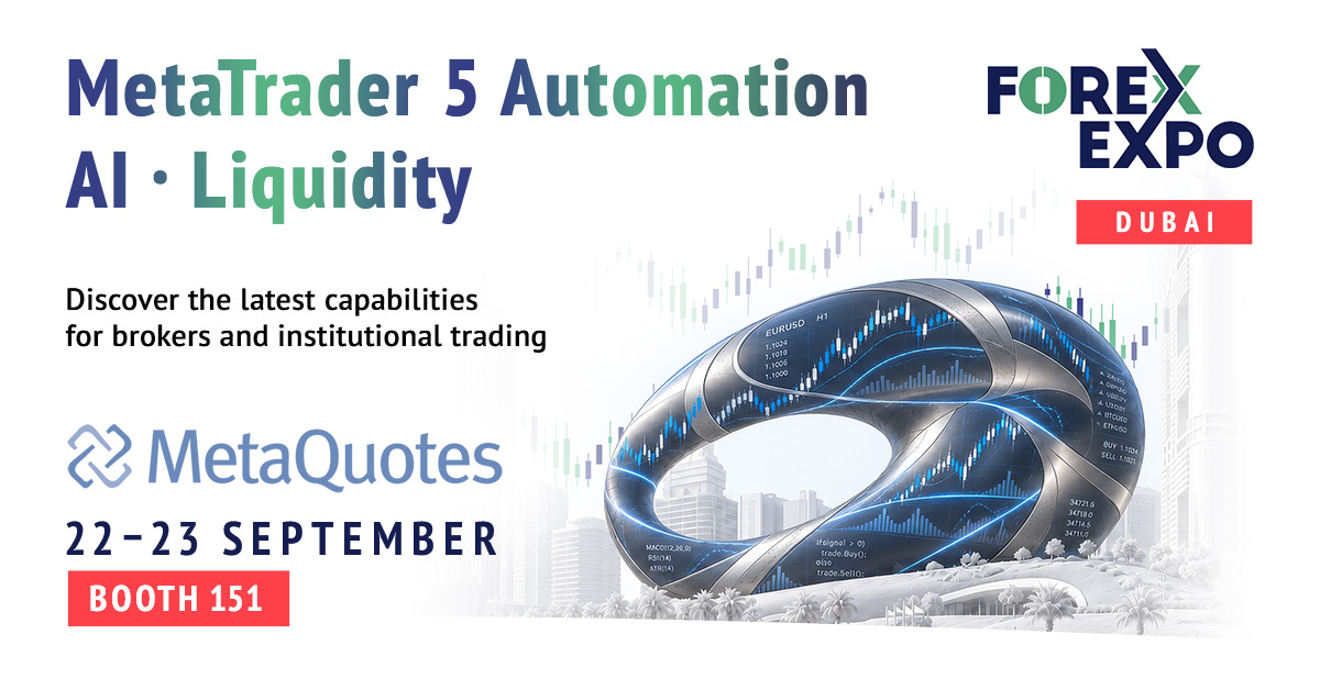 MetaQuotes 将在 2026 年迪拜外汇博览会上展示 MetaTrader 5 的全新功能